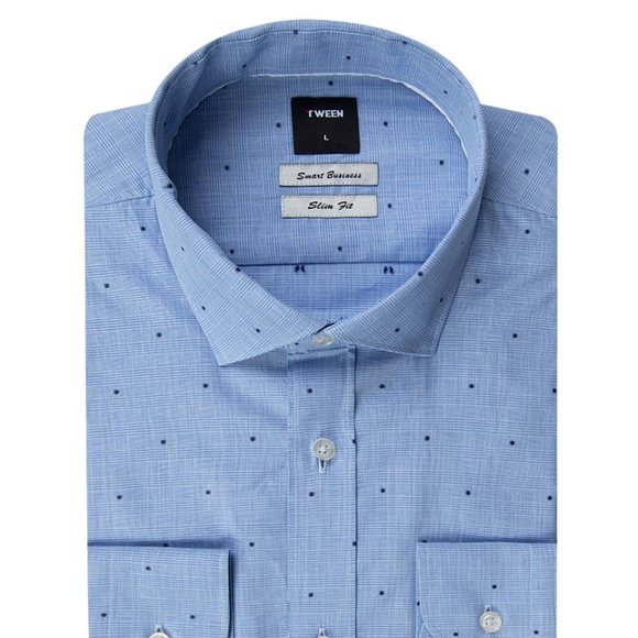 TWEEN Blue Pointed Dress/Casual Shirt - Picture 1 of 4